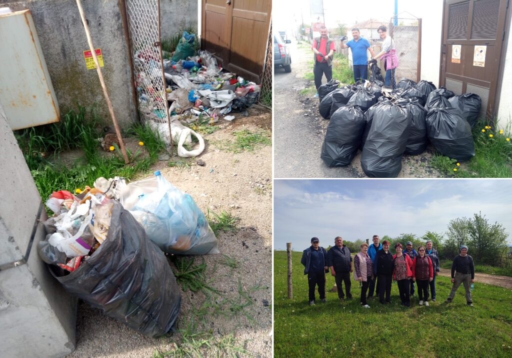 Zeci de voluntari au participat la acțiunea de ecologizare organizată de primăria Huedin