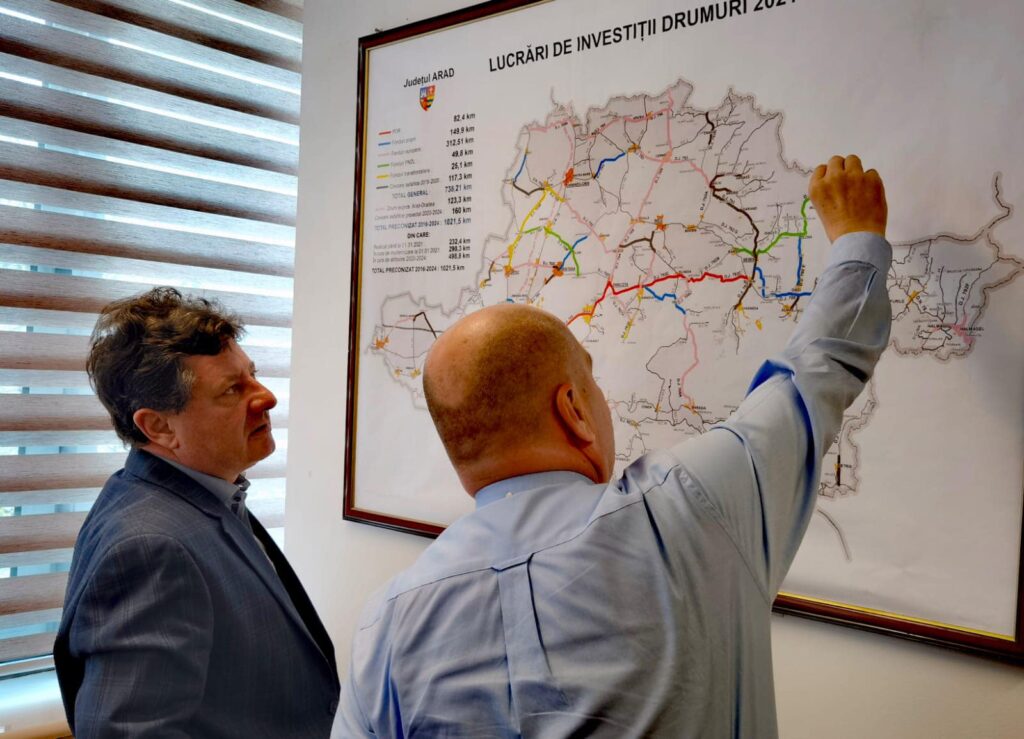 Drumul dintre Arad și Bihor prin Moneasa prioritate zero pentru Bolojan și Cionca