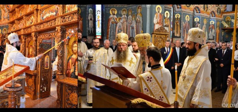 Cum a văzut Episcopia Devei sfințirea picturii Bisericii de peste Luncoi? Florin Cazacu a primit „Ordinul Sfântul Ioan de la Prislop pentru clerici”