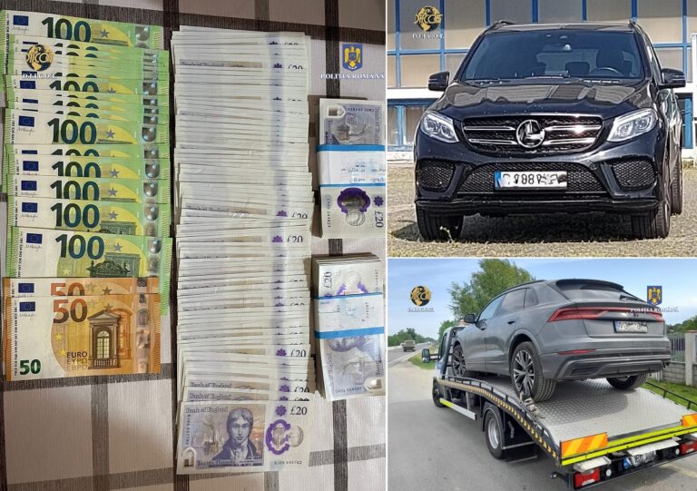 Percheziții la o grupare de infractori care a reuşit să retragă ilegal peste 70 de milioane de lei din conturile unei bănci româneşti