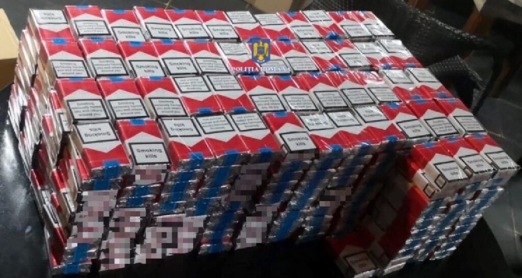 20.000 de țigări nemarcate au fost confiscate de polițiștii bihoreni, în cadrul unei acțiuni comune