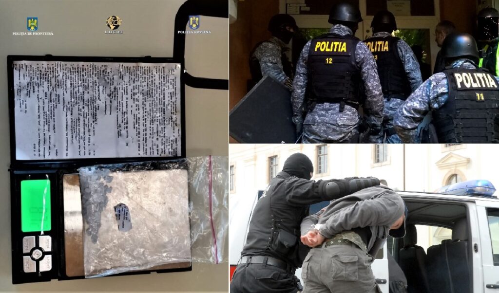 (VIDEO) Mafia COCAINEI din Arad, Timiș, Iași și Cluj lovită de mascați: 37 de percheziții și 44 de „soldați” au fost ridicați