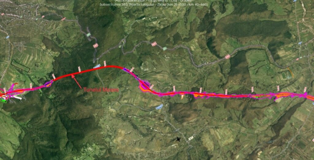Cel mai lung tunel de autostradă din România va traversa Munții Apuseni, prin Munții Meseș
