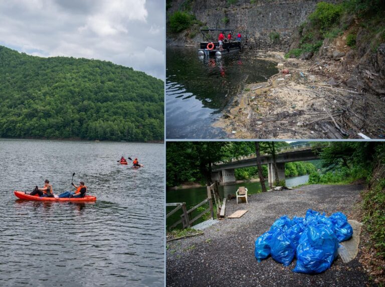 70 de saci de deșeuri au fost colectați de voluntarii care au ecologizat lacul TARNIȚA!