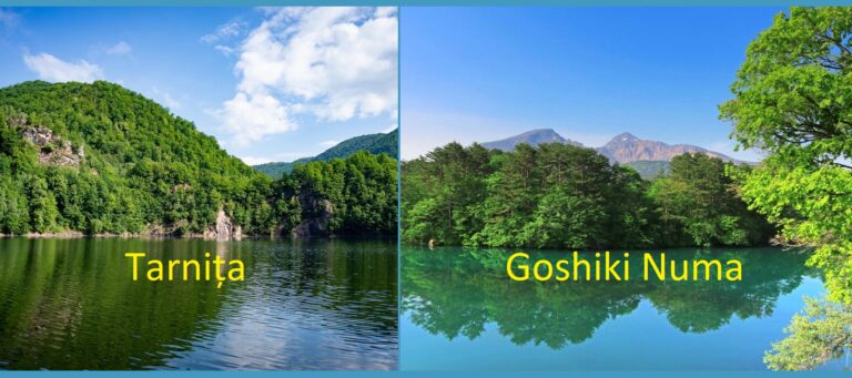 Tineri japonezi, despre lacul Tarnița: La fel de frumos precum lacul Goshiki Numa din Japonia!