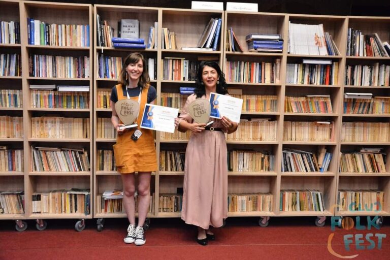 Două folkiste talentate au câștigat Concursul Național de Talente la ediția a II-a a Cluj Folk Fest