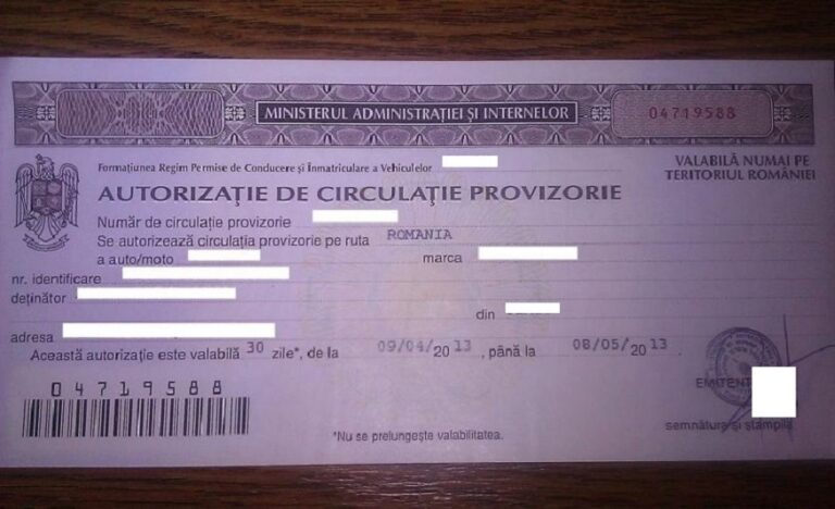 Un bărbat de 35 de ani, din Ștei, a fost depistat de poliție cu autorizația de circulație provizorie expirată