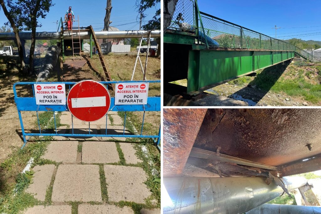 Florin Cazacu anunță: Atenție la lucrările de reparație la podul de fier de peste Luncoi!