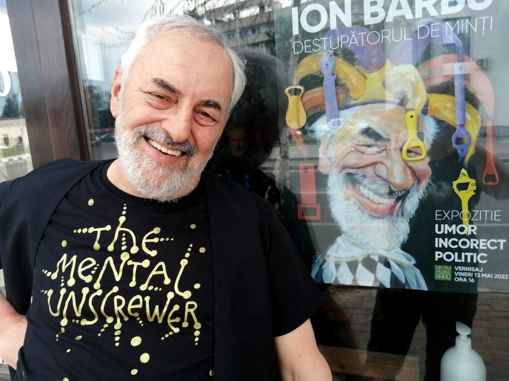 Expoziție personală de caricaturi la Deva, a artistului Ion Barbu