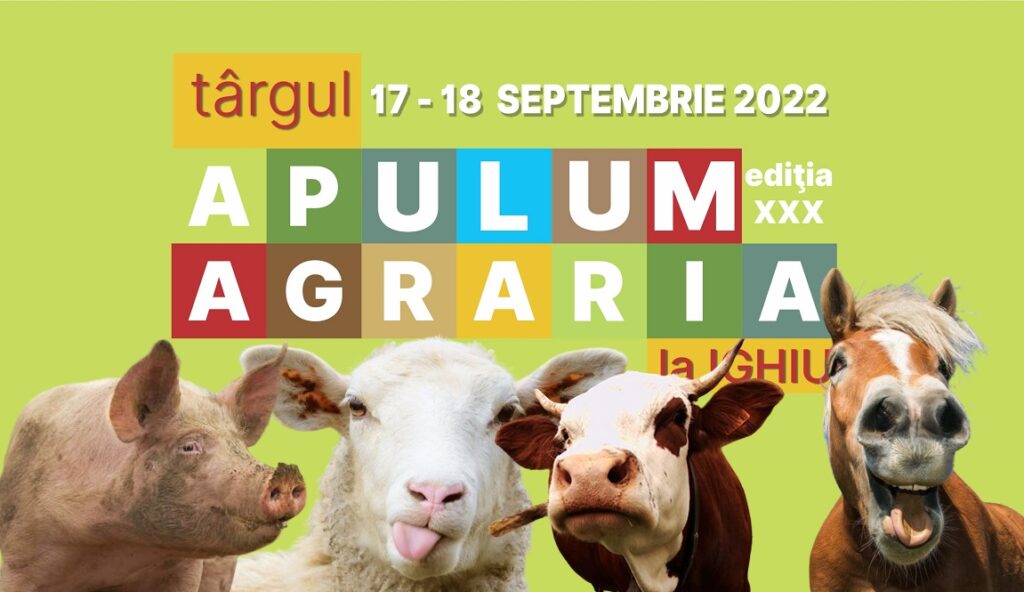 Târgul Apulum Agraria, la Igiu: Expoziţii de bovine, ovine, suine, păsări și produse tradiționale