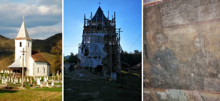 Lucrări importante la Biserica „Sf Ierarh Nicolae” din Ribița, datată din 1417, unică în Ardeal! Care este stadiul consolidării, restaurării și conservării bisericii?