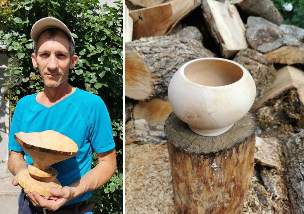 Florin Galaction, din Valea Ierii: „Cu cât lemnul e mai urât, cu atât pentru mine este mai frumos”
