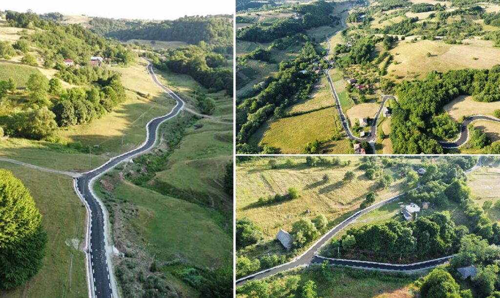 VIDEO senzațional cu drumurile modernizate din Cetatea Veche, Huedin