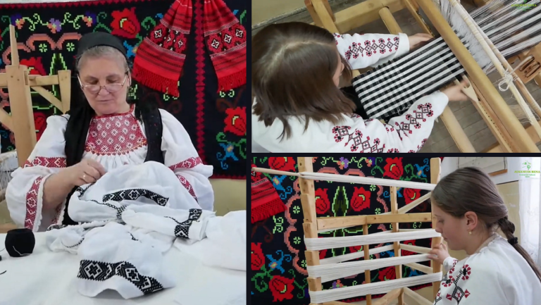 Cusături și țesături tradiționale din Gârda de Sus,  Țara Moților: Se păstrează vie amintirea moațelor de altădată prin iile vechi pe care le-au strâns!