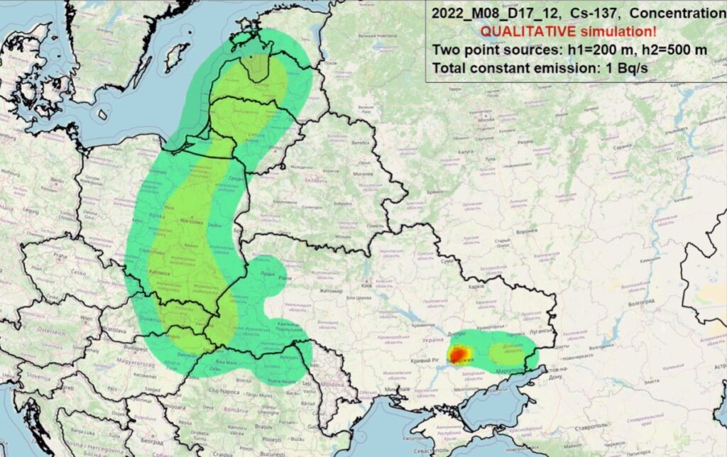 (VIDEO) Cum s-ar răspândi norul radioactiv în Europa, în cazul unui incident nuclear la Zaporojie?