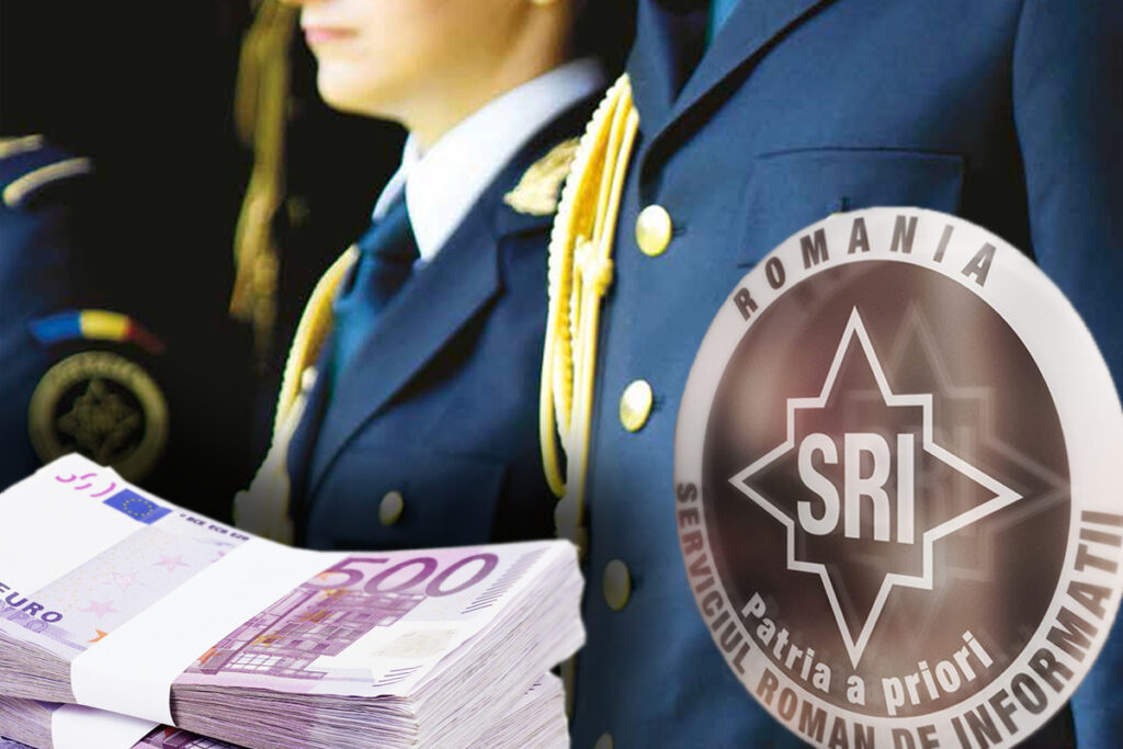 Ofițer SRI a fost prins în flagrant de procurorii DNA când primea o mită de 2500 de euro