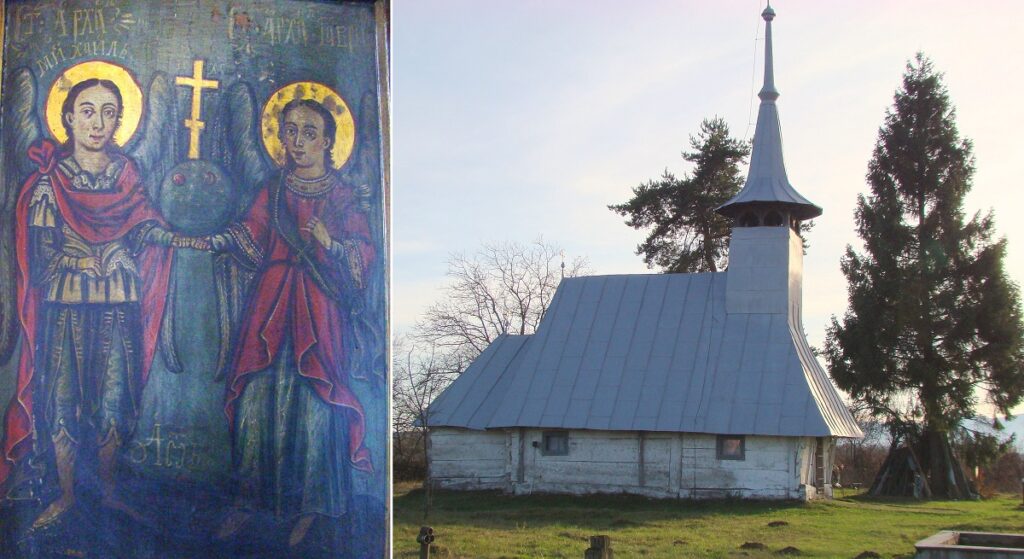 Biserica de lemn din Gurbești, Bihor, ridicată la 1799, ascunde comori seculare: uși diaconești, icoane pe sticlă, odoare și alte obiecte de cult, sute de ani de istorie!