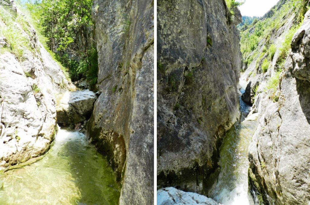 Cheile Mândruțului, minunea geologică de pe cursul superior al Arieșului Mare: Traseul este sinuos, presărat cu cascade, topogane și marmite naturale