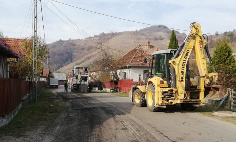 Lucrări de întreținere pe drumul 103H (DN1) – Bologa – Săcuieu, pe raza localității Bologa