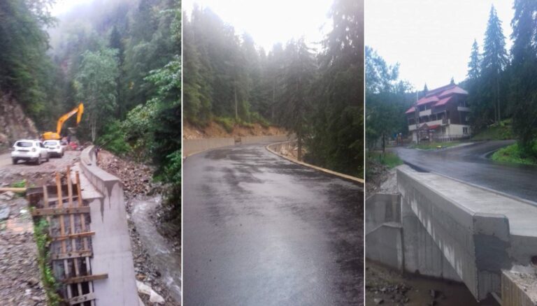 Se toarnă stratul de uzură pe Drumul Apusenilor, între Beiuș si Stâna de Vale