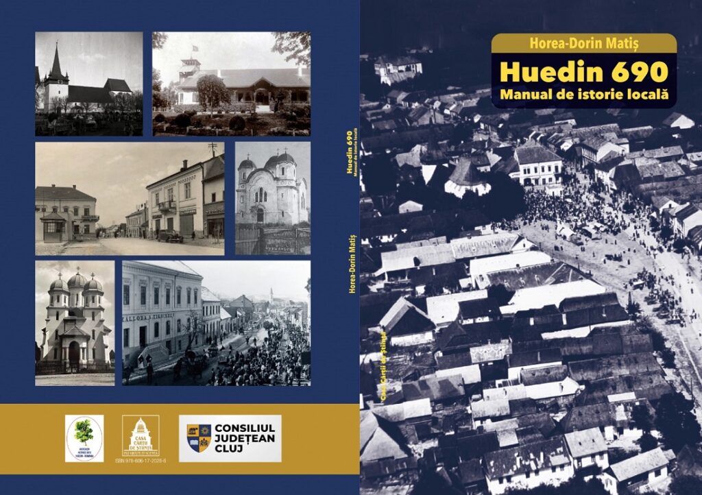 Manual de istorie locală: Elevii din clasa a V-a de la Liceul Octavian Goga din Huedin au primit manualul „Huedin 690”