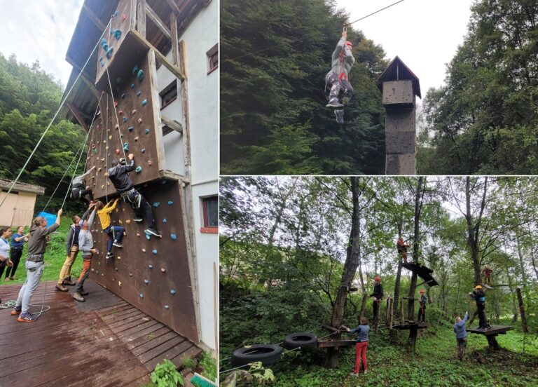 Mai mulți elevi clujeni au participat la Tabăra de escaladă de la Moara de Pădure, în Băișoara