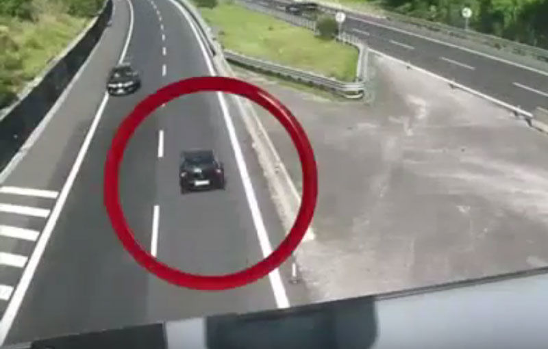 Noaptea minții: Trei șoferi din Cluj au fost prinşi când circulau pe contrasens, pe Autostrada Transilvania!