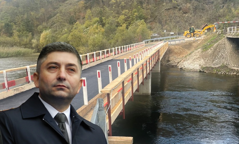 Se poate și în România: În 21 de zile a fost construit podul provizoriu din Someșu Cald, ce face legătura între DN 1 Gilău și DN 1R Fântânele