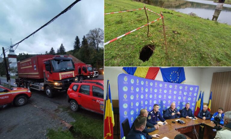Cum arată fisura care s-a format în barajul lacului Tăul Mare din Roșia Montană? Raed Arafat a ajuns la fața locului!