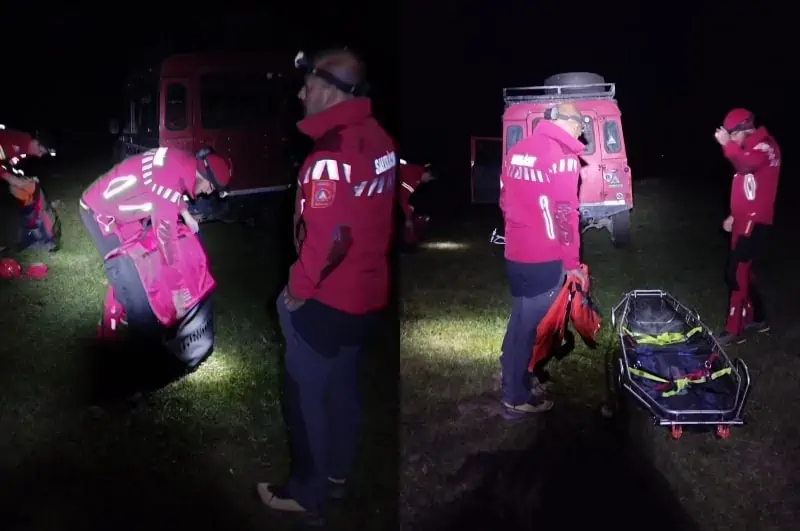 O turistă accidentată la Piatra Secuiului a fost coborâtă din munte de salvamontiștii din Alba