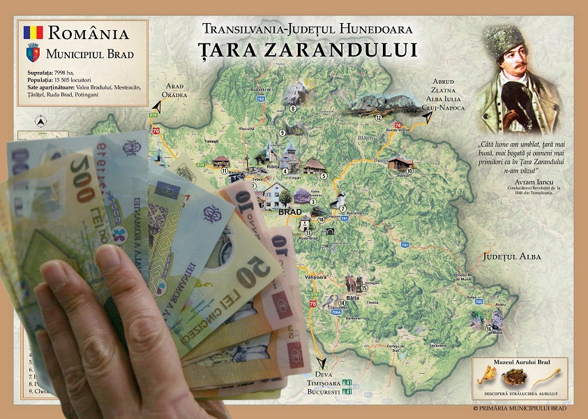 Câți bani au primit la rectificare municipiul Brad și comunele din Țara Zarandului?