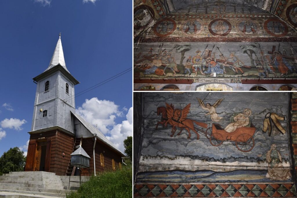 Biserica de lemn din Ciuleni, ridicată în veacul al XVIII-lea, strajă a ortodoxiei la poalele Vlădesei