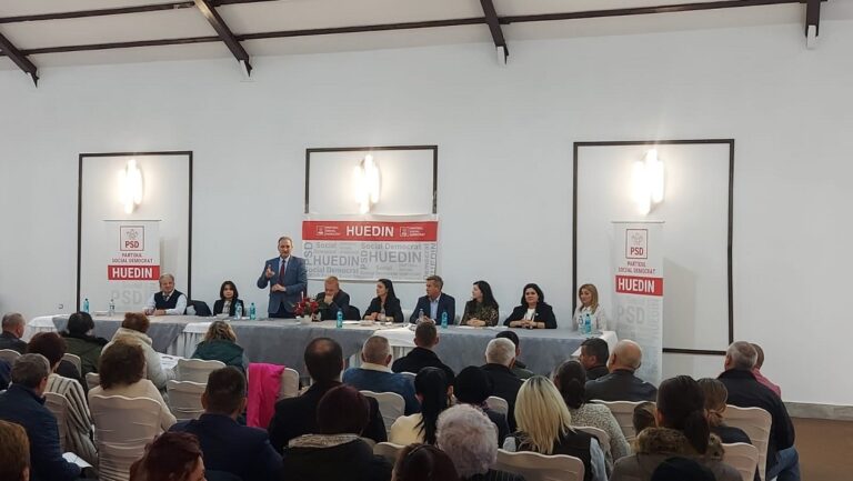 Conferința de alegeri la PSD Huedin: Organizația s-a revigorat și se pregătește pentru 2024