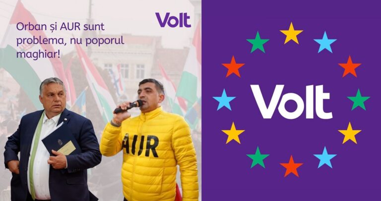 Volt România: Viktor Orban și AUR sunt problema, nu poporul maghiar