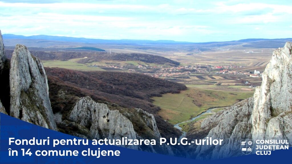 Gilău, Călățele, Moldovenești și Petreștii de Jos primesc fonduri pentru actualizarea PUG-urilor cu ajutorul Consiliului Județean Cluj