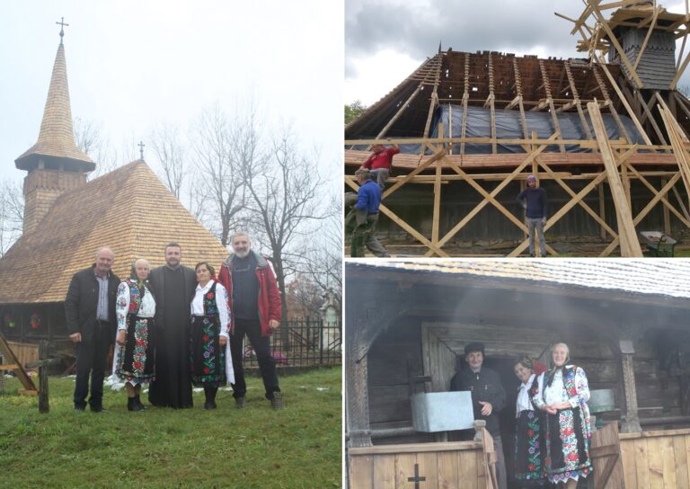 Biserica de lemn din Valea Crișului, comuna Bratca, are un acoperiș nou