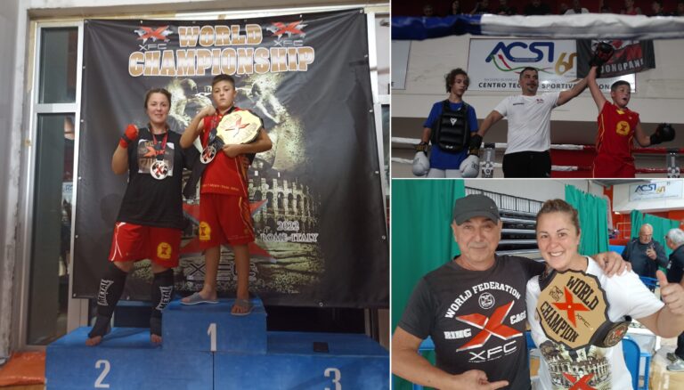 Doi sportivi din Țara Moților, mamă și fiu, sunt campioni și vicecampioni mondiali la K1 Low Kick