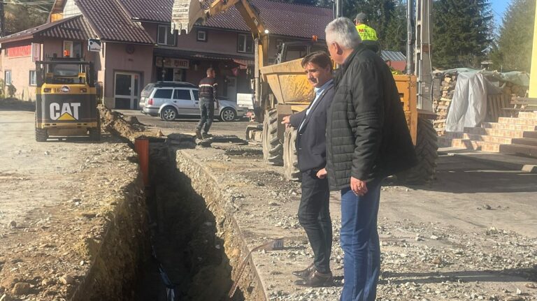 Marius Hațegan: Rețeaua de canalizare și stația de epurare din Arieșeni sunt aproape finalizate