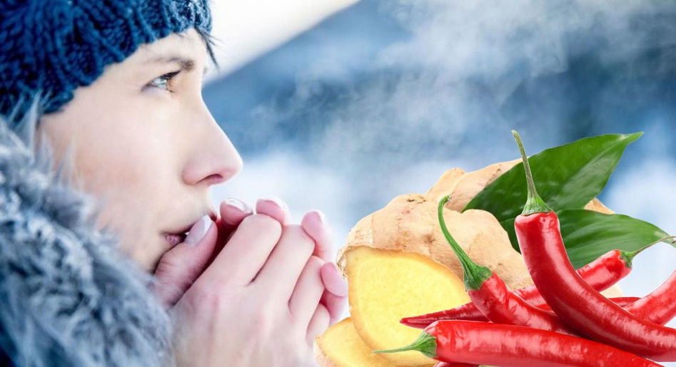 Cum ne protejăm de frig? Ardeiul iute, ghimbirul și scorțișoara cresc temperatura corpului