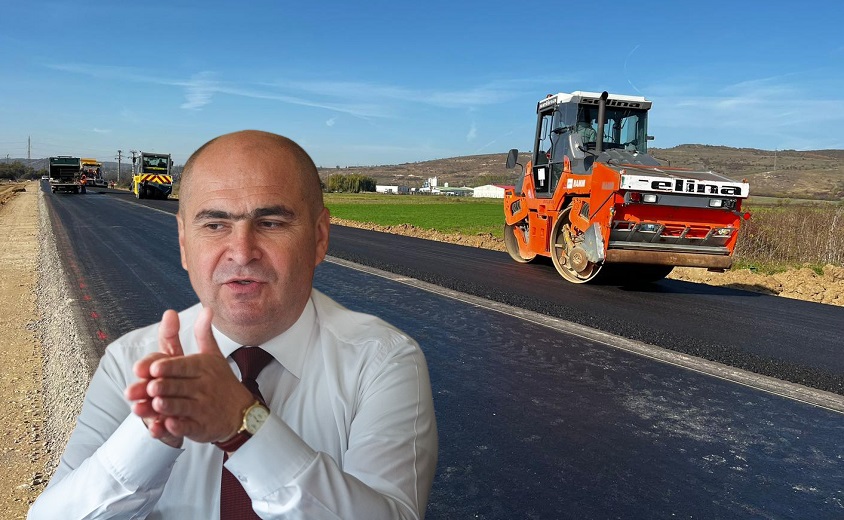 Încă o lecție predată de Bolojan birocrației de la București: Primul km de asfalt pe centura Aleșd!