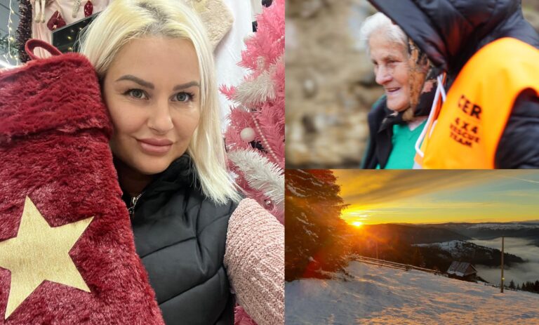 Inimă de aur, Rocsana Contraș: Bunicii Apusenilor ne așteaptă în prag și copiii în ferestre! Nu se tem de urși, nici de Covid, nici de ruși. Se tem de Dumnezeu!