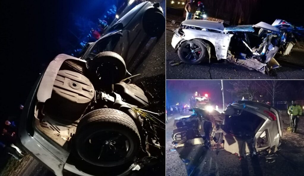 Accident teribil pe DJ705A, Orăștie-Căstău: Mașina s-a rupt în două! Șoferul de 19 ani a decedat!