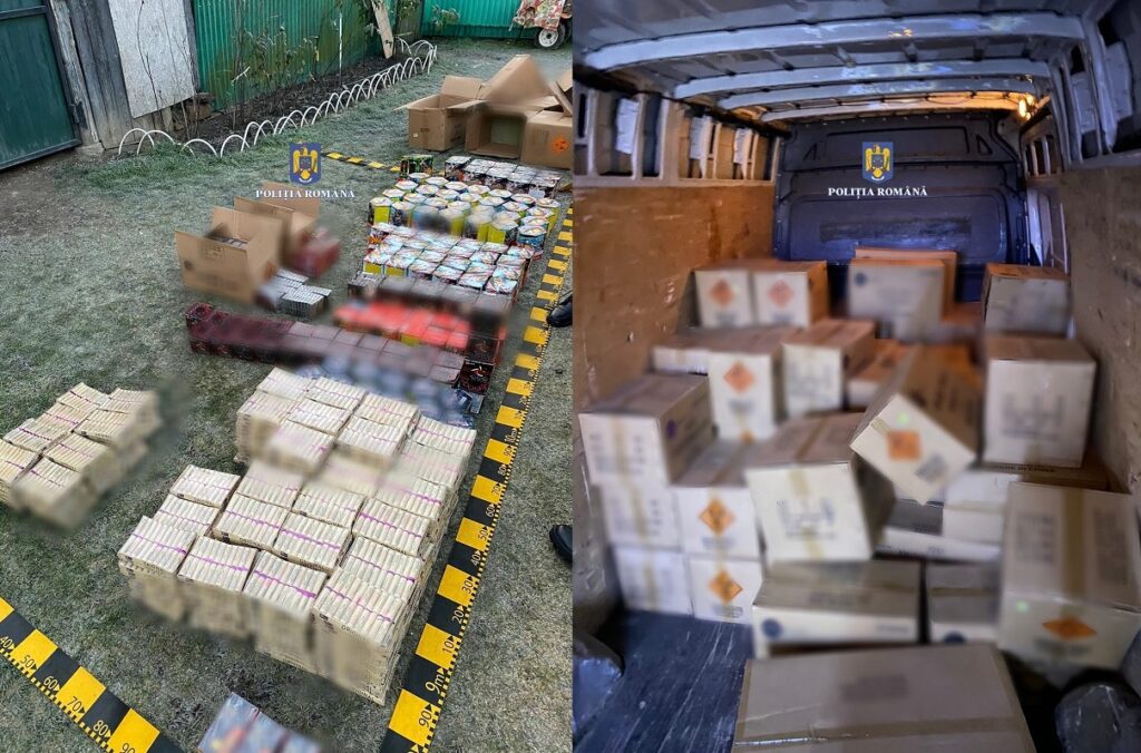 Pirațiilor petardelor de la Cluj au fost luați cu asalt de polițiști: Percheziții și confiscări masive!