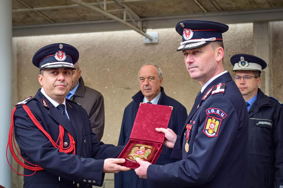 Lct. col. Alin Nasta este noul șef al ISU Hunedoara
