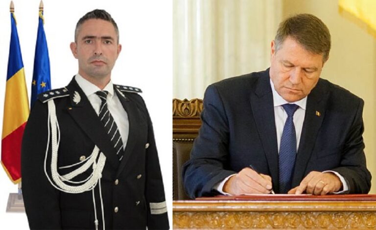 Noul șef împuternicit al poliției clujene, Mihai Rus, a fost avansat în gradul de chestor de poliție