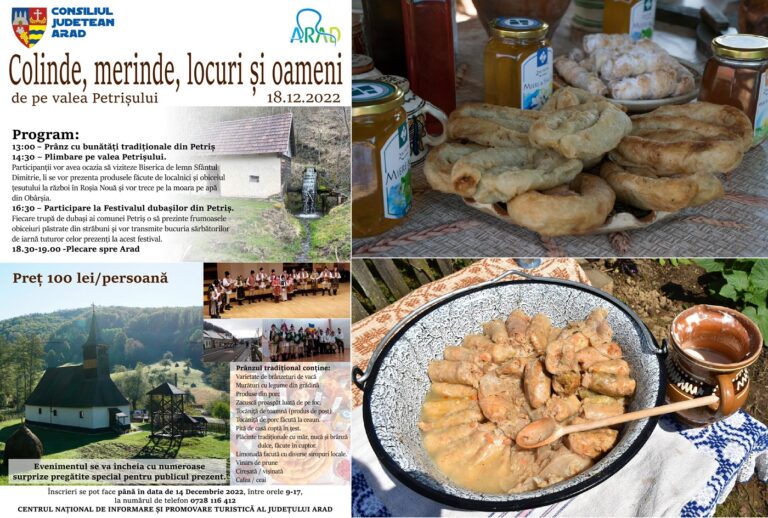 Tur gastronomic la Roșia Nouă, în Țara Zarandului