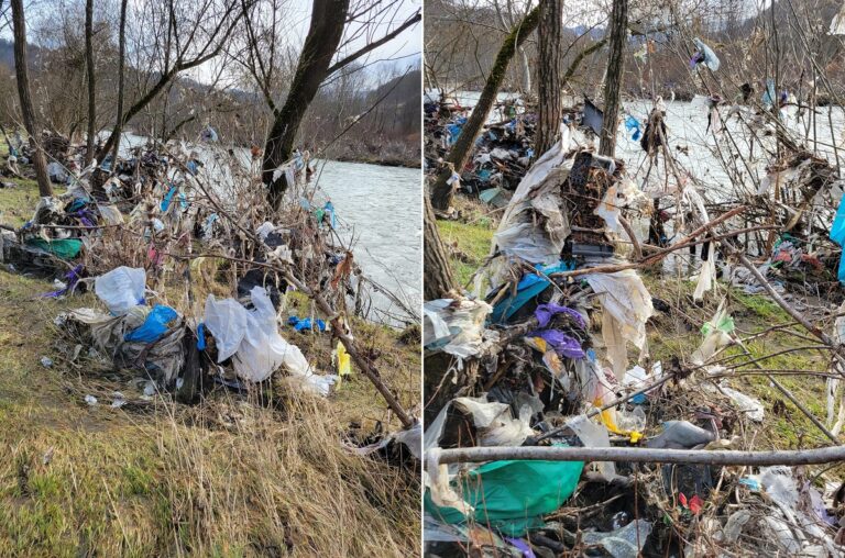 (VIDEO) Unii moți au transformat Valea Arieșului în Valea Gunoaielor: PET-uri și gunoaie aruncate fără jenă!