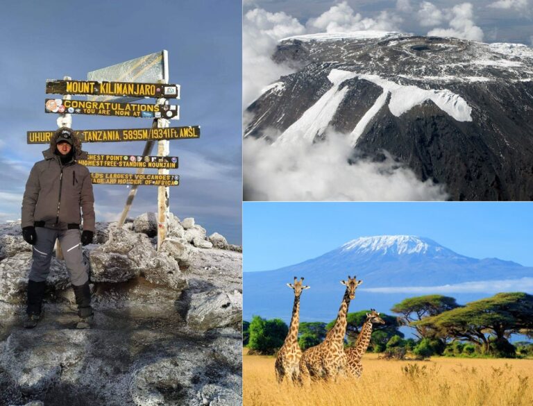Vățeanul Dan Gligor a escaladat Kilimanjaro, zis și „Muntele Alb” cel mai înalt vârf din Africa