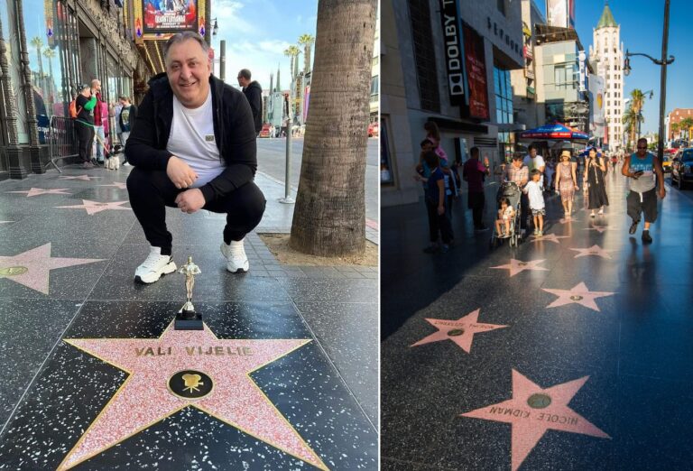 Vali Vijelie e acum lângă Elvis Presley și Schwarzenegger: Are o stea pe Walk of Fame din Hollywood!
