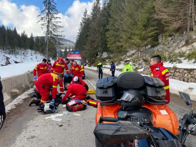 (VIDEO) Accident în Arieșeni: A fost solicitat elicopterul SMURD! Traficul pe DN75, blocat!